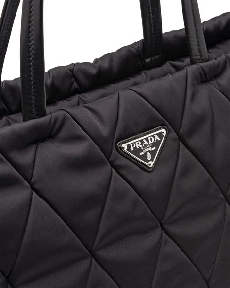 prada nylon quilted handbag